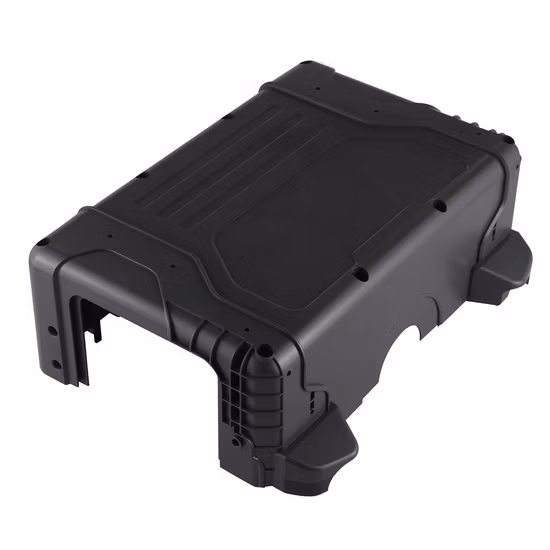 Caixa de conector de precisão PA66 + GF30 2K Moldagem de inserção de plástico Overmolding Molde de injeção dupla Molde de injeção de plástico personalizado OEM